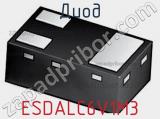 Диод  ESDALC6V1M3  фотография 2.