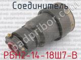 РБН2-14-18Ш7-В фотография 2 соединителя. 