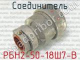 РБН2-50-18Ш7-В фотография 2 соединителя. 