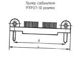 РППМ27-30 розетка схема, чертеж соединителя.