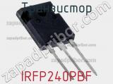 Транзистор IRFP240PBF фотография 3.