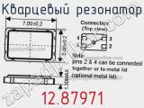 Кварцевый резонатор 12.87971 фотография 3.