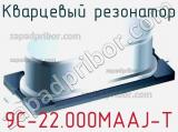 Кварцевый резонатор 9C-22.000MAAJ-T 