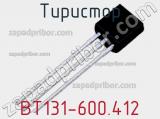 Тиристор BT131-600.412 фотография 3.