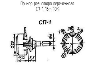 Сп 1 резистор характеристики