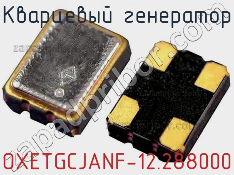 Кварцевый генератор OXETGCJANF-12.288000 фотография.