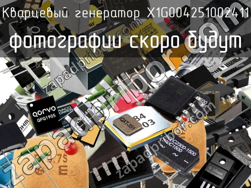 Кварцевый генератор X1G004251002411 фотография.