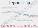 Термистор B57703-M 103-G40, 10 кОм, 2% фотография 3.