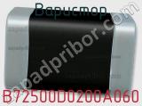 Варистор B72500D0200A060 фотография 3.