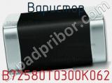 Варистор B72580T0300K062 фотография 2.