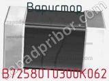 Варистор B72580T0300K062 фотография 3.