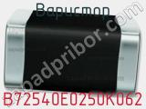 Варистор B72540E0250K062 фотография 2.