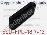 Ферритовий сердечник ESD-FPL-18.7-12