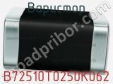 Варистор B72510T0250K062 фотография 2.