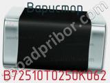 Варистор B72510T0250K062 фотография 3.