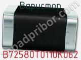 Варистор B72580T0110K062 фотография 3.
