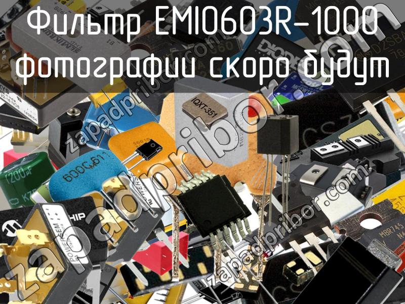 Фильтр EMI0603R-1000 фотография.