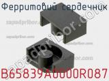 Ферритовий сердечник B65839A0000R087 фотография 2.