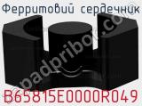 Ферритовий сердечник B65815E0000R049 фотография 2.
