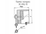 ЭК-ОНЦ-10 схема, чертеж заглушки.