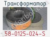 Трансформатор 58-0125-024-S 