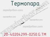 Термопара 20-40204299-0250.G.TM 