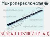 Микропереключатель SCSL40 (DS1002-01-40) фотография 2.