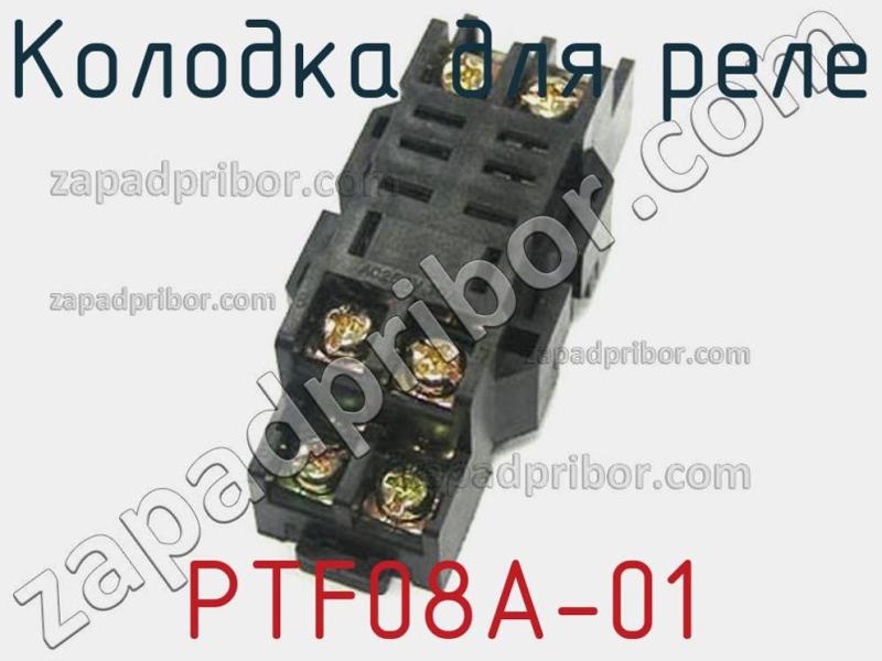 Колодка для реле PTF08A-01 фотография.