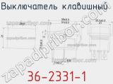 Выключатель клавишный 36-2331-1 фотография 2.