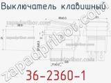Выключатель клавишный 36-2360-1 фотография 2.