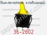 Выключатель клавишный 36-2602 фотография 3.