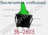Выключатель клавишный 36-2603 фотография 3.