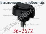 Выключатель клавишный 36-2672 фотография 3.