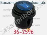 Выключатель клавишный 36-2596 фотография 3.
