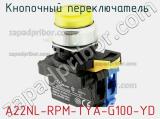 Кнопочный переключатель  A22NL-RPM-TYA-G100-YD 