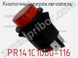 Кнопочный переключатель  PR141C1000-116