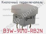 Кнопочный переключатель  B3W-9010-RB2N 