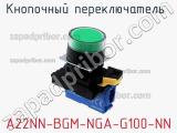 Кнопочный переключатель  A22NN-BGM-NGA-G100-NN 
