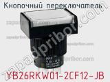 Кнопочный переключатель  YB26RKW01-2CF12-JB 