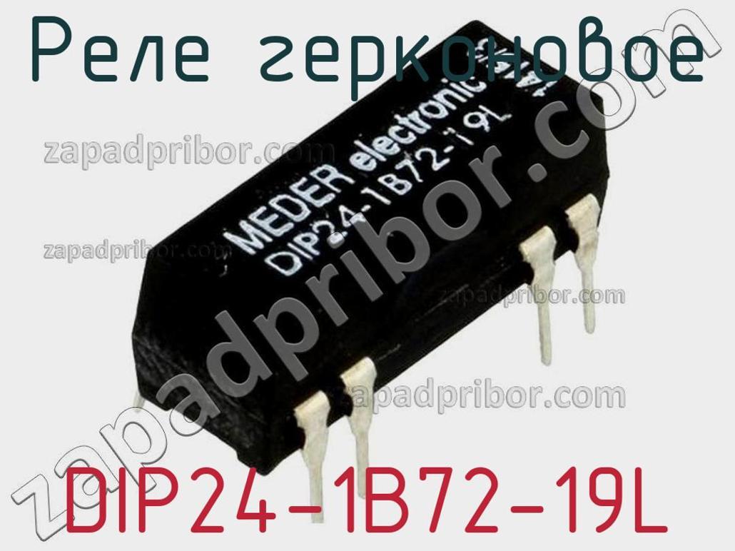 DIP24-1B72-19L - Реле герконовое - фотография. Увеличить. DIP24-1B72-19L - Реле герконовое - фотография.