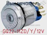 Выключатель GQ22-11ZD/Y/12V