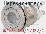 Переключатель GQ19PF-10D/Y/12V/S 