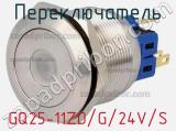 Переключатель GQ25-11ZD/G/24V/S 