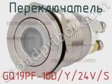 Переключатель GQ19PF-10D/Y/24V/S 