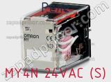Реле MY4N 24VAC (S) фотография 2.