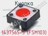 Кнопка 1437565-5 (FSM103) фотография 3.