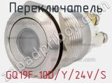 Переключатель GQ19F-10D/Y/24V/S