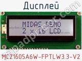 Дисплей MC21605A6W-FPTLW3.3-V2 