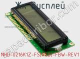 ЖК дисплей NHD-0216K1Z-FS(RGB)-FBW-REV1 