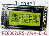 Дисплей PC0802LRS-AWA-B-Q 
